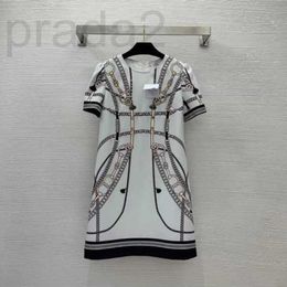 Street Style Dresses designer Milan Runway 2023 New Spring Summer Short Sleeve O Neck Fashion Designer Brand Same 0217-5 HALK