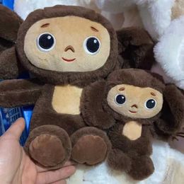 حيوانات أفخم محشوة فيلم روسيا فيلم Cheburashka Monkey Toy 20cm/30cm Sleep Toys للأطفال