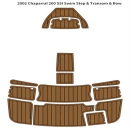 2002 Chaparral 260 SSI Swim Step Platform Bow Boat EVA Foam Teak Deck Floor Pad