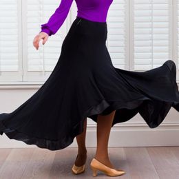Stage Wear Ballroom Dance Skirt Women Modern Tango Dancing Outfit Customized Waltz Skirts Performance Costume DQ5081