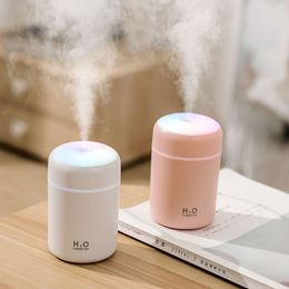 Household Sundries Air Purifiers Mini Portable Usb Air Humidifier With Led Night Lamp