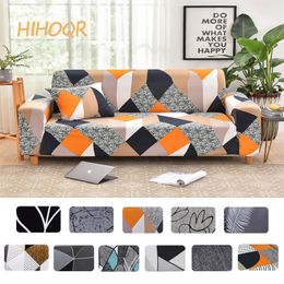 Chair Covers AIMERCY Stretch Plaid Sofa Slipcover Elastic for Living Room Funda Couch Cover Home Decor 1 2 3 4 seater 230308