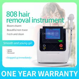Portable 808nm Diode Laser Hair Removal Machine 2000w Depilation Equipment Three Wavelengths Ice Titanium Device Professional For Salon
