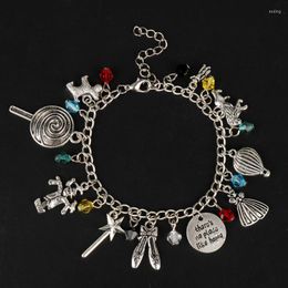 Charm Bracelets Jewelry Of A Fairy Tale The Wizard OZ For Women Bracelet In Chain Pendants Vintage Accessories Cosplay Charms