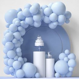 Other Event Party Supplies Balloons Blue Garland Arch Kit Romantic Wedding Decor Balloons Christmas Decoration Party Baby Shower Birthday Home Accessories 230309