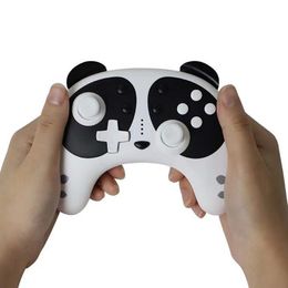 High Quality Wireless Bluetooth Gamepad Controller Cute Panda Game Controllers For Switch Console/Switch Pro Gamepads Controllers Joystick Support NFC Function