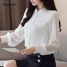 Women's Blouses Shirts Office Work Wear Women Blouse Shirt Fashion Woman Blouses Spring Long Sleeve Women Shirts White Blouse Tops Blusas 0974 60 230309