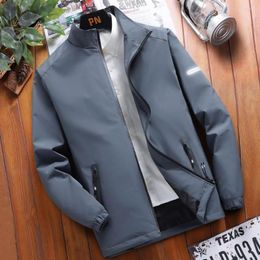 Men's Jackets For Causal 2023 Stand Collar Lightweight Jacket Fall Men Fashion Clothing Thin Coats Streetwear Solid Color