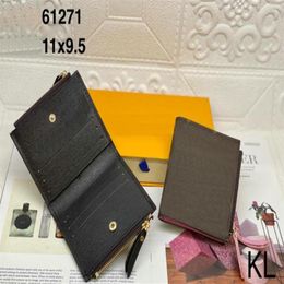 Designer wallet Whole Lady Multicolor Coin Purse short Wallet Colourful Card Holder Classic Zipper Pocket card holder No201452331