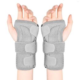 Wrist Support 1 Pair Carpal Tunnel With Compression Sleeve Splints Brace Right Left Hand Arm Stabiliser Adjustable Strap Sleep