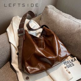 Large Crossbody BagS 2023 Trend Vintage Women Leather Designer Simple Solid High Capacity Handbags Hobo Bag