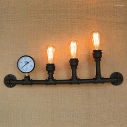 Wall Lamps Retro Loft Industrial Lamp Lampe With 6 Lights Fixtures LED Water Pipe Vintage Edison Sconce Lighting