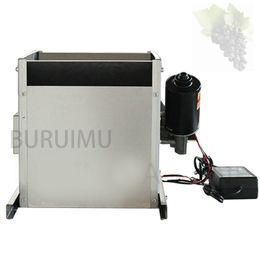 Stainless Steel Electric Grape Crusher Crushing Blueberry Mulberry Berry Fruits Brewing Equipment Machinery