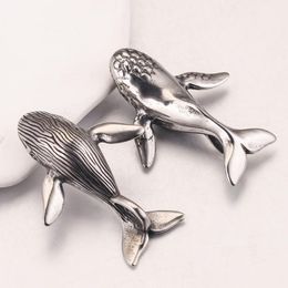 Charms 316L Stainless Steel Whale Antique Making Heart Pendants For Jewellery Findings Bracelet Waterproof DIY NecklaceCharms