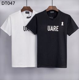 DSQ PHANTOM TURTLE Men's T-Shirts Mens Designer T Shirts Black White Back Cool T-shirt Men Summer Fashion Casual Street T-shirt Tops Plus Size M-XXXL 7515