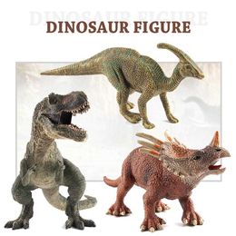 Science Discovery 13 Styles Mini Wild Jurassic Tyrannosaurus Action Toy Model Dragon Dinosaur Collection Figures Animal Kids Educational Toys Y2303