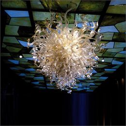 Chandeliers Dale Chihuly Style Hand Blown Glass Wedding Centrepieces Multi Coloured Ceiling Light