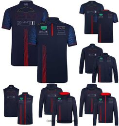 Formula 1 2023 Red bul Team Polo Shirt T-shirt Summer New F1 Racing T-shirts Same Car Fans T Shirt Custom Series F1 Hoodie Men's Sweatshirt