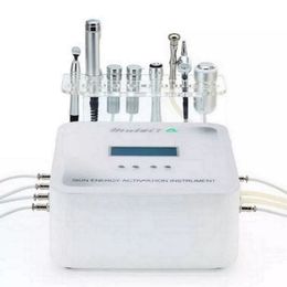 Multifunction 7 In 1 Beauty Equipment Dermabrasion Face Lift Rf Cold Hammer Micro Current Facial Machine