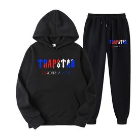 Men's Tracksuits Autumn TRAPSTAR Tracksuit Warm Men's Sets Fashion Hoodies Sweatshirts 2 Piece Sets Sweatpants 16 colors Sportswear Men suit 230309