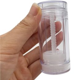 Clear Twist Plastic Bottles 40g Portable Refillable Containers for Mud Film Rod Solid Facial Mask Deodorant Ointment