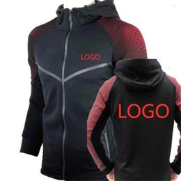 Men's Hoodies 2023 Men Brand Car Logos Custom Made Spring Casual Muscle Workout Sweatshirts Man's Jacket Punk Zipper Male Racing Suits