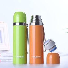 Water Bottles High Quality 500ML Thermos Cup Vacuum Cup Double Wall Insulated Stainless Steel Water Bottle Vacuum Flask Travel Coffee Mug 230309