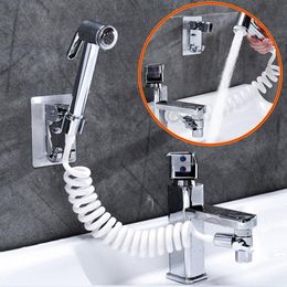 Other Bath Toilet Supplies room Faucet Extender Shower Stainless Steel Handheld Telescopic Small Nozzle Set room Electric For 230308