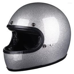 Motorcycle Helmets BRAMMO Helmet Professional Racing Retro Moto Scooter DOT Motorbike Riding Bright Black