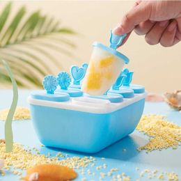 Ice Cream Tools 68 Cell Silicone Ice Cream Mold Ice Cube Mold Handmade Dessert Popsicle Mold For Freezer Fruit Buckets Ice Cube Maker Reusable Z0308