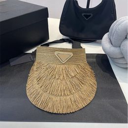 Chapéu de designer de luxo Boné de viseira de sol de verão de alta qualidade Lazer moda estilo de viagem bom bom