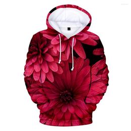 Men's Hoodies Arrival Hoodie 3D Colourful Floral Clothes Printed Loose Version Autumn Sweatshirt Casual Hip Hop Hooded Top