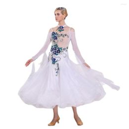 Stage Wear B-1690 Ballroom Dance Dress Standard Skirt Competition Costumes Performing Customize Arrival For Adult Children