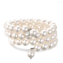 Bangle Fashion Freshwater Pearl Bracelets Pearls Bracelet For Women Female Beaded Hand Sea Beach Jewelry 2023