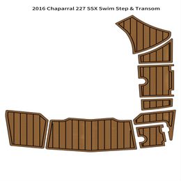 2016 Chaparral 227 SSX Swim Step Transom Boat EVA Foam Teak Deck Floor Pad Mat