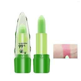 Lip Gloss Aloe Vera Discoloration Moisturising Lipstick Lock Colour Non-fading LipstickBeautyMakeu Long-lasting To J8L5