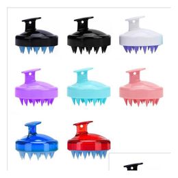 Hair Clippers Accessories Beautif And Practical Soft Sile Shampoo Brush Mas Shampooes Brusehes To Clean The Scalp Household Bath C Dhyea