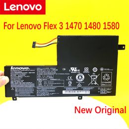 Tablet PC Batteries NEW L14M3P21 Battery For Flex 3 1470 1480 1580 L14L3P21 laptop Battery
