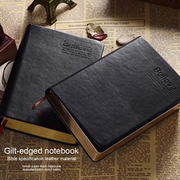 Notepads 240sheets Bible Leather Notebook Vintage Notepad Small Sketchbook Papelaria Mini Note Book 230309