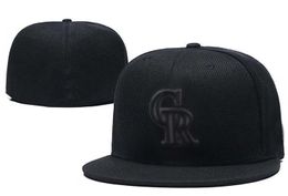 2023 Rockies CR-Buchstabe Baseballkappen Casquettes Chapeus für Männer Frauen Sport Hip Hop Mode Knochen angepasste Hüte H11-3.9