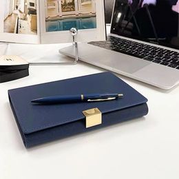 Notepads Business Loose-leaf Notebook Journals Agenda Planner Binder Metal buckle Notepad Refillable Paper Creative Office Stationery 230309