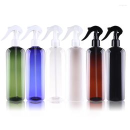 Storage Bottles 500ML X 12 Trigger Spray Bottle Mist Sprayer Pump Plastic Round Shoulder Big Size Container For Household House Cleaning