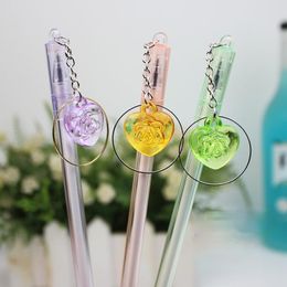 Gel Pens Creative Wind Chime Pendant Pen Cute Girly Heart Small Fresh Net Red Signat Student Stationery Items School Supplies