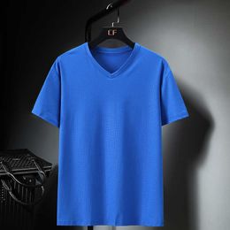 Men's T-Shirts Plus Size 11XL-4XL Bust 150CM T-shirt Short Sleeve Men 2021 Summer Print Tshirt Top Tees Brand Fashion Clothes Red Blue Black G230309