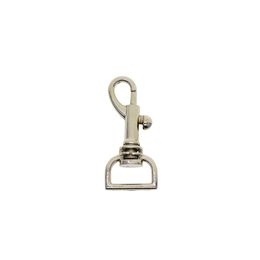 Key Rings 20 pcs silver Swivel spring Trigger Snap Hooks 0.5 inch D ring connector for keychain purse strap lanyard DIY making