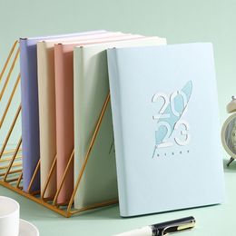 Notepads Time 365 Days PU Calendar Book A5 est Notepads Creative Planner Reminder Creativity Desktop Date Calendar Diary Planner 230309