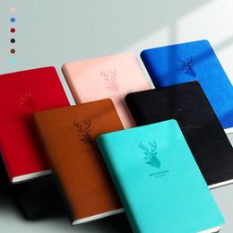 Notepads 360 Pages A5 Notebook Soft Leather Cover Diary Planner Journal Stationery Business Notepad Agenda Organizer For Travel Writing 230309