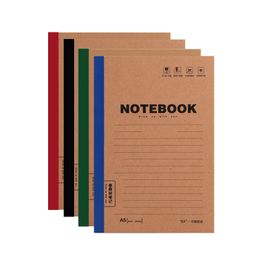 Notepads Students Notebook Homework Exercise Book Office Notepad Meeting Soft Transcript Thickened Diary 100pages 2/5/10pcs 230309