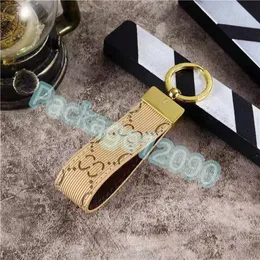 Luxury Maxi Dragonne Ss23 Key chain Buckle lovers Black Car Keychain Designer Handmade Leather Design Keychains Men Women Multi Gr273e