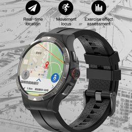 4G Smart Watch Android OS Internet App Download Games Video call rotate Camera SIM Call 128G ROM 1.43" Heart Rate 2MP Men Women